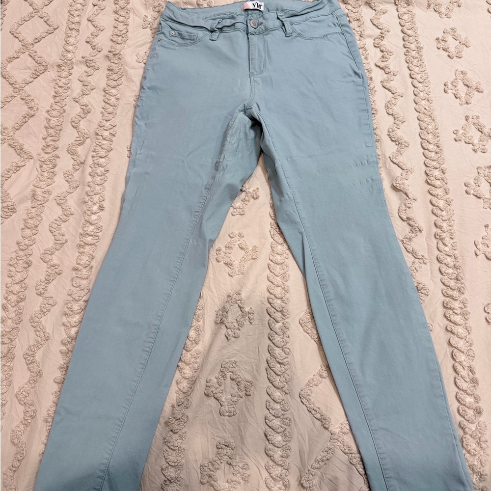 YMI Mint Green High-Rise Jeans